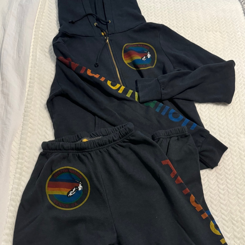Aviator Nation sweatsuit